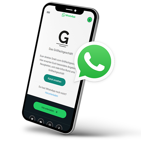 Grillfachgeschäft WhatsApp Kanal